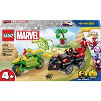 LEGO Marvel Spin en electro achtervolging met dinosaurusvoertuig 11198 - thumbnail