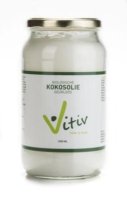 Vitiv Biologische Kokosolie Geurloos Vitiv Biologische Kokosolie Geurloos