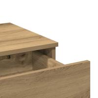 Kaptafel artisanaal eikenkleurig 100 x 40 x 130 cm Bewerkt hout - thumbnail