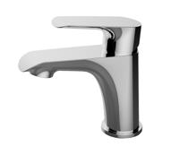 Wiesbaden Tarma ��nhendel-wastafelmengkraan laag chroom - thumbnail