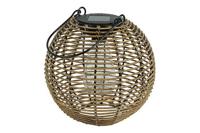 Decostar Hanglamp solar LED Eliya L 20 cm naturel - thumbnail