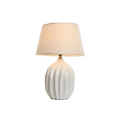 Bureaulamp Home ESPRIT Wit Porselein 50 W 220 V 40 x 40 x 60 cm Bureaulamp Home ESPRIT Wit Porselein 50 W 220 V 40 x 40 x 60 cm