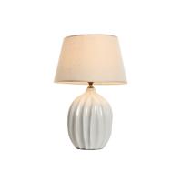 Bureaulamp Home ESPRIT Wit Porselein 50 W 220 V 40 x 40 x 60 cm - thumbnail