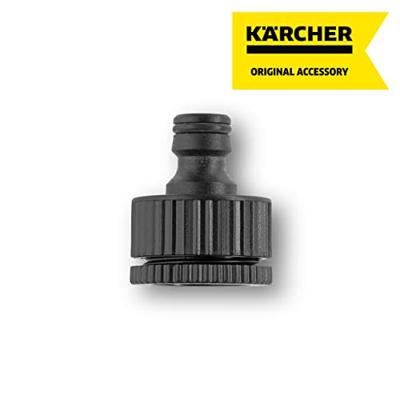 Kärcher Home & Garden 2.645-006.0 Kunststof Kraanaansluiting Steekkoppeling, 24,2 mm (3/4) binnendraad, 18,7 mm (1/2) binnendraad Set - thumbnail