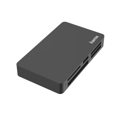 Hama USB-KAARTLEZER ALL IN ONE, USB-A, USB 3.0 USB Hub Zwart