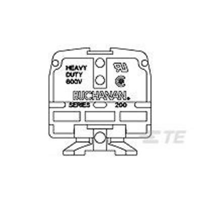 Custom Terminal Blocks TE AMP Custom Terminal Blocks 2-1437390-5 TE Connectivity Inhoud: 1 stuk(s)
