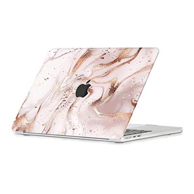 Lunso MacBook Air 13 inch (2022-2025) cover hoes - case - Marble Vera Lunso MacBook Air 13 inch (2022-2025) cover hoes - case - Marble Vera