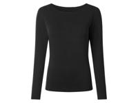 esmara Dames longsleeve (Zwart, L (44/46)) - thumbnail
