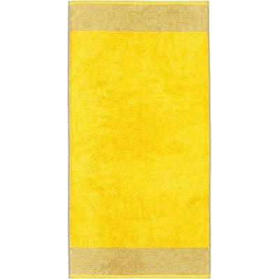 Cawö Cawo Two-Tone Handdoek Curry 50x100