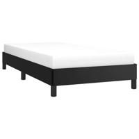 Bedframe kunstleer zwart 100x200 cm - thumbnail