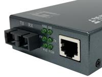 LevelOne GVT-2014 netwerk media converter 1000 Mbit/s 1310 nm Single-mode Grijs - thumbnail
