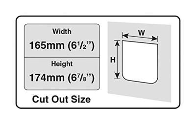 Cat Mate kattenluik met vierwegsluiting 13mm wit