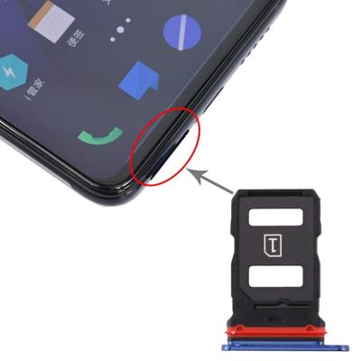 SIM-kaartlade + SIM-kaartlade voor Vivo iQOO Pro (Blauw)