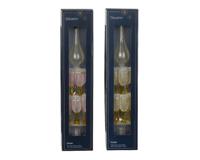 Decoris piek glas met glazen 5.8x5.8x31cm - thumbnail