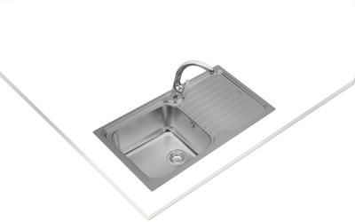 Gootsteen met Enkele Spoelbak en Afvoer Teka SF 10119013