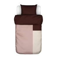Marc O'Polo Ewon Dekbedovertrek Crimson Brown 140 x 220 cm - thumbnail