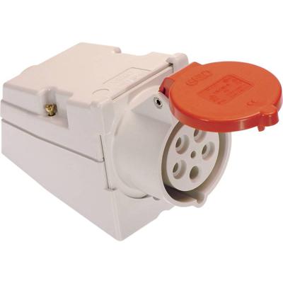 Schwabe CEE Wandcontactdoos 400V 32 A 5-polig, 6h IP44