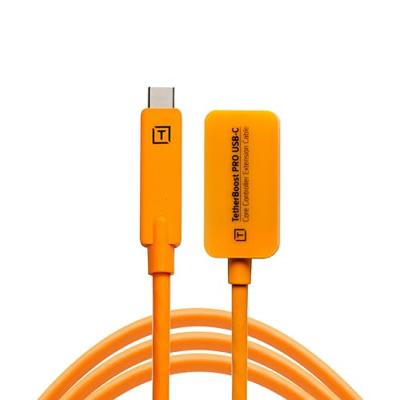 Tethertools TetherBoost Pro USB-C Core Controller Extension Cable- Orange