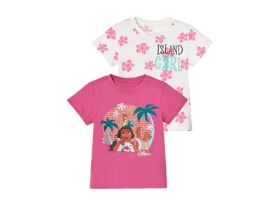 2 kinder T-shirts (Vaiana, 98/104)