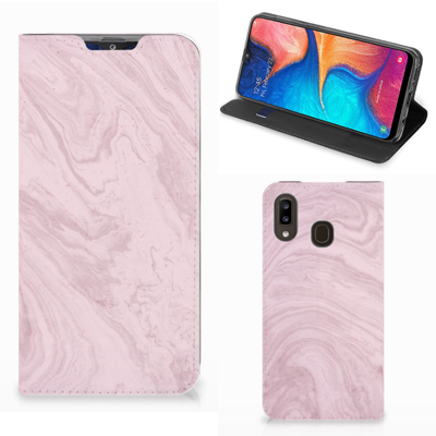 Samsung Galaxy A30 | Standcase | Marble Pink - Origineel Cadeau Vriendin Samsung Galaxy A30 | Standcase | Marble Pink - Origineel Cadeau Vriendin