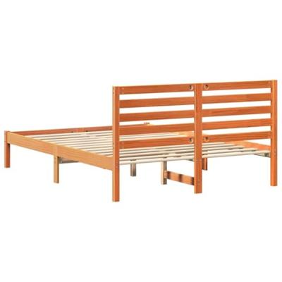 Bedframe Wasbruin 135 x 190 cm Massief grenenhout Bedframe Wasbruin 135 x 190 cm Massief grenenhout