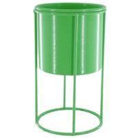 Housevitamin bloempot op standaard metaal groen 19 cm | 12 stuks - thumbnail