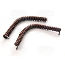 Elastische krulveters bruin