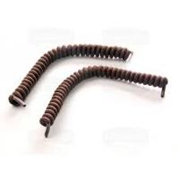 Elastische krulveters bruin - thumbnail