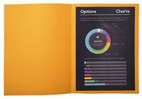 Exacompta Rock&apos;s 80 dossiermap, ft 22 x 31 cm, pak van 100, lichtoranje - thumbnail