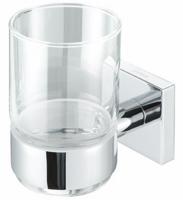 Geesa Nelio Glashouder met glas Chroom 916802-02 - thumbnail