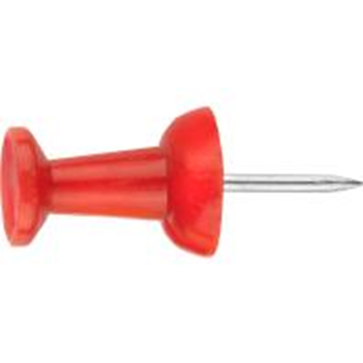 Connex Prikbordspeld Kunststof 30St Ro - KY6090037