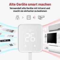 SwitchBot Hub 2, wifi-thermometer, hygrometer, afstandsbediening met IR, verbindt SwitchBot met wifi-netwerk (2,4 GHz), compatibel met Alexa en Google Assistant - thumbnail
