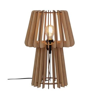 Tafellamp hout met schakelaar en E27 fitting Nordlux Groa