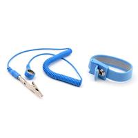 Quadrios ESD-armband Blauw Drukknop 10 mm - thumbnail