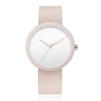 LGT JWLS Dameshorloge met Licht Roze Rubberen Band - Roze Horlogekast, Minimalistisch Design - thumbnail