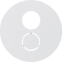 Berker centraalplaat luidsprekeraansluiting R1-R3 wit 11962089 - thumbnail