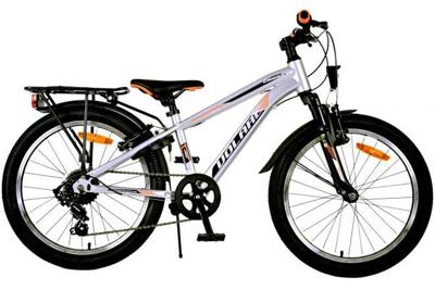 Volare cross kinderfiets - jongens - 20 inch - zilver - 6 versnellingen