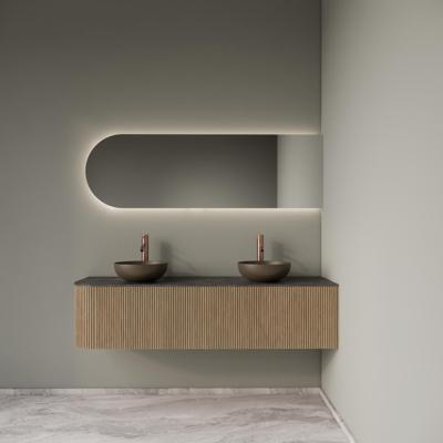 Badkamermeubelset Gliss Design Alluro 160 cm Rechts Mist Badkamermeubelset Gliss Design Alluro 160 cm Rechts Mist