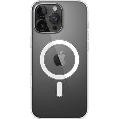 Apple Clear Case Case Apple iPhone 16 Pro Max Transparant Stootbestendig, Inductieve lading Apple Clear Case Case Apple iPhone 16 Pro Max Transparant Stootbestendig, Inductieve lading