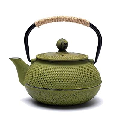 Japanse Stijl Tetsukyusu Groene Gietijzeren Theepot (600 ml)