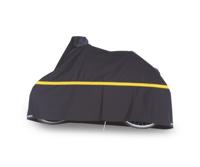 Vk fiets / scooter hoes pyama de luxe stof zwart - thumbnail