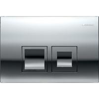 Drukplaat Geberit Delta 25 Square DualFlush Frontbediening Chroom - thumbnail