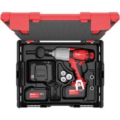 Fischer 552927 Accu-slagmoersleutel 600 Nm 18 V Aantal meegeleverde accus: 2 4.0 Ah Li-ion Incl. accu, Incl. 2 accus, Incl. lader, Incl. koffer, Incl.