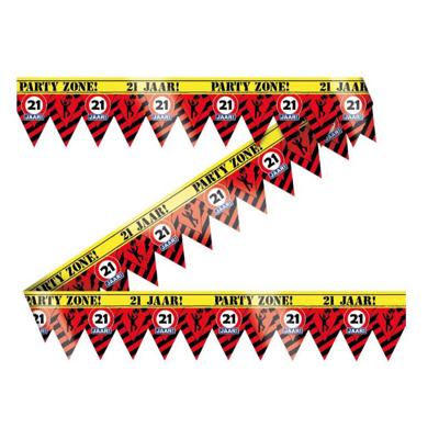 Afzetlint 21 jaar Partyzone