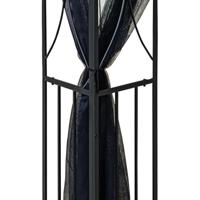 Prieel met zijwanden 300x300x270 cm staal antracietkleurig - thumbnail