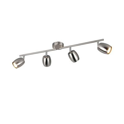 Trio PlafondlampNancy 4-lichts nikkel - R86264007