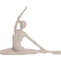 Ornament Zenne Taupe 30X6X24 Cm - thumbnail