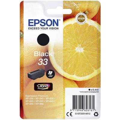 Epson Inktcartridge 33 Origineel Zwart C 13 T 33314012 Epson Inktcartridge 33 Origineel Zwart C 13 T 33314012