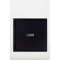 Cotton Ball Lights Letterbord volledig zwart - Letterboard Volledig Zwart - thumbnail