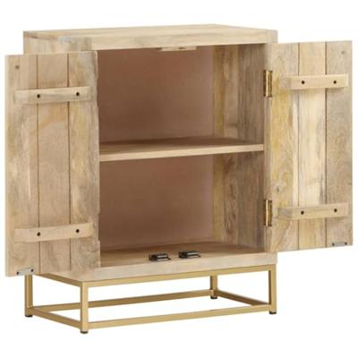 Dressoir met 2 deuren 55x30x70 cm massief mangohout Dressoir met 2 deuren 55x30x70 cm massief mangohout